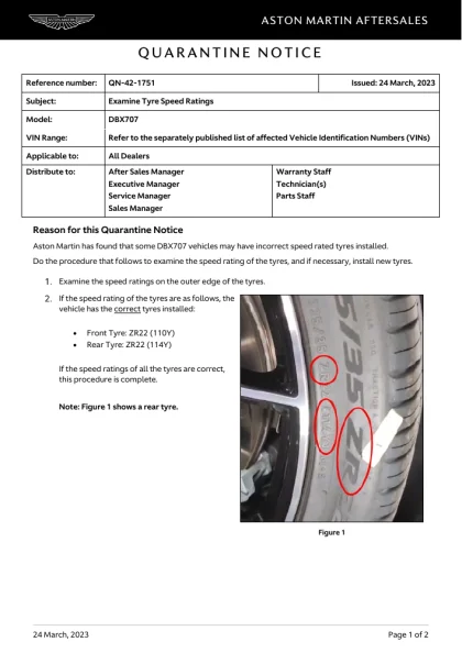 First page of the original QN-42-1751 factory document