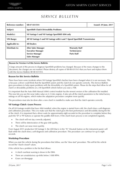 First page of the original SB-07-0315V4 factory document